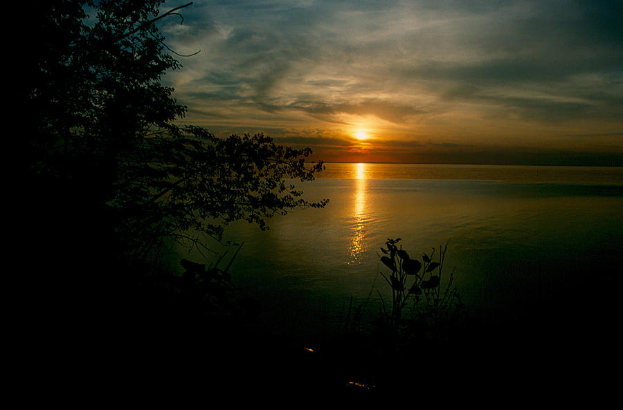 Another Sunset On The Great Lakes Photograph by Janice Adomeit