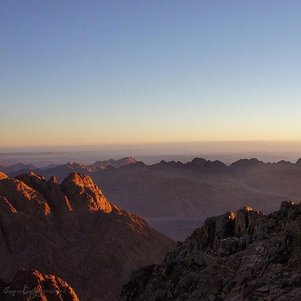 Noedit Photograph - Another View From Mount Sinai In Egypt by Jane Emily