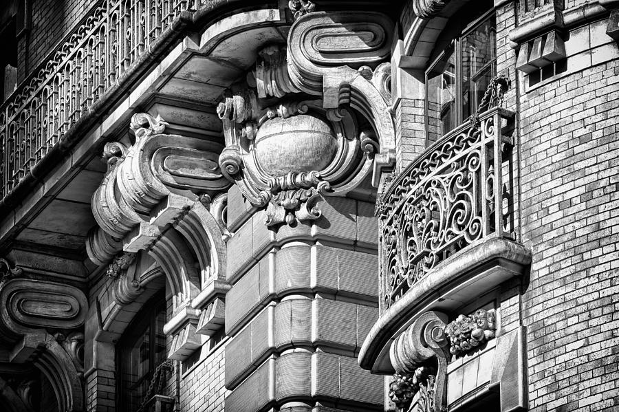 Ansonia Building Detail 37 Photograph by Val Black Russian Tourchin
