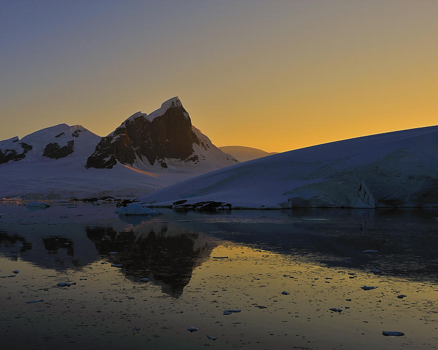 Antarctic Sunrise Photograph by Tony Beck