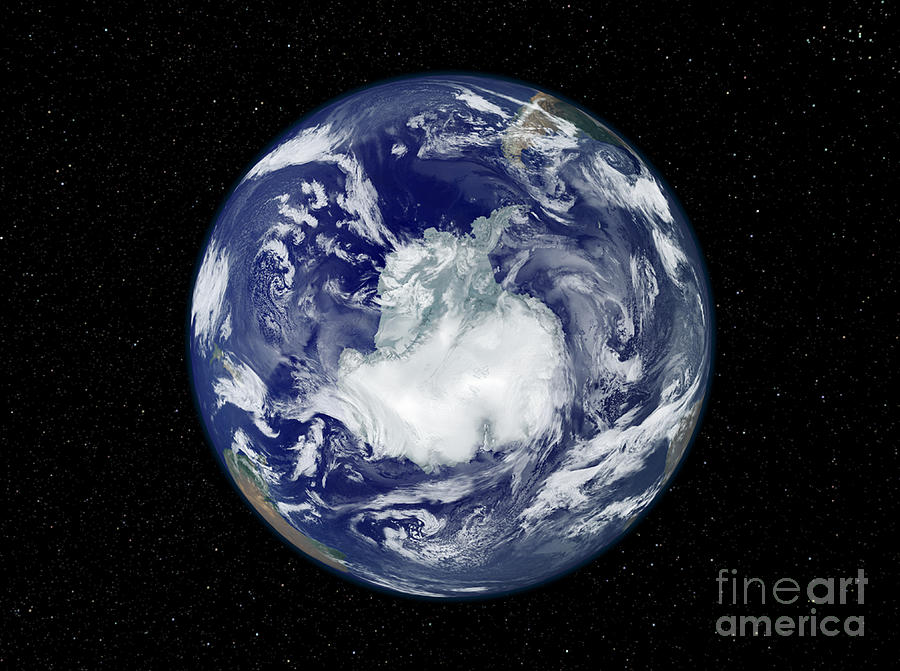 Antarctica From Space Photograph by NASA/GSFC/Marit Jentoft-Nilsen