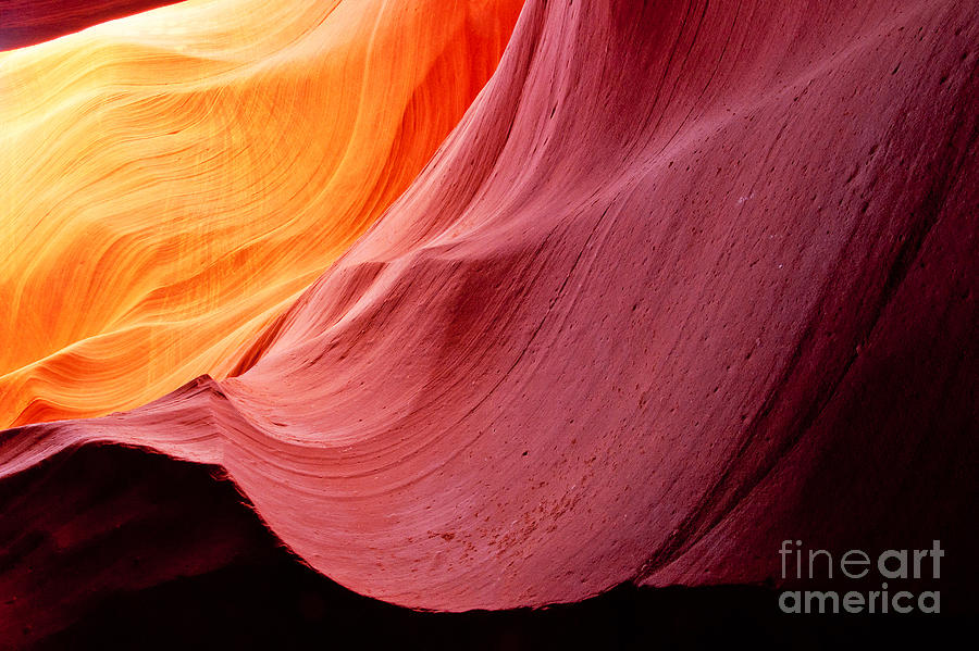 Antelope Canyon Colors Photograph by Bob and Nancy Kendrick