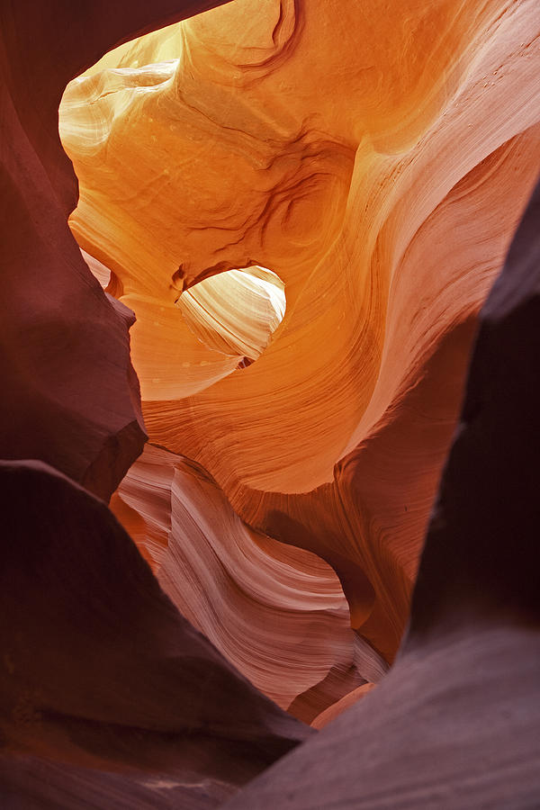 Antelope Canyon Hole in the Rock Photograph by Gregory Scott