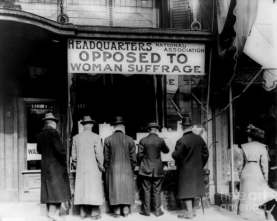 Suffragettes Photograph - Anti Suffrage Headquarters by Padre Art