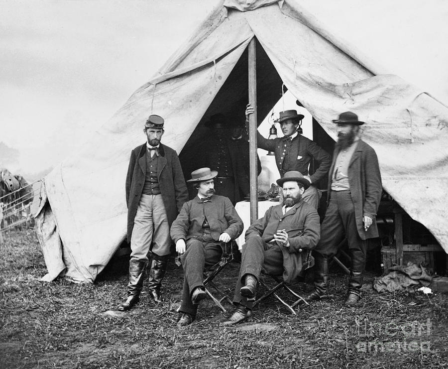 Antietam: Officials, 1862 Photograph by Granger