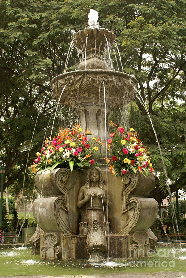 Antigua Fountain Photograph by John  Mitchell