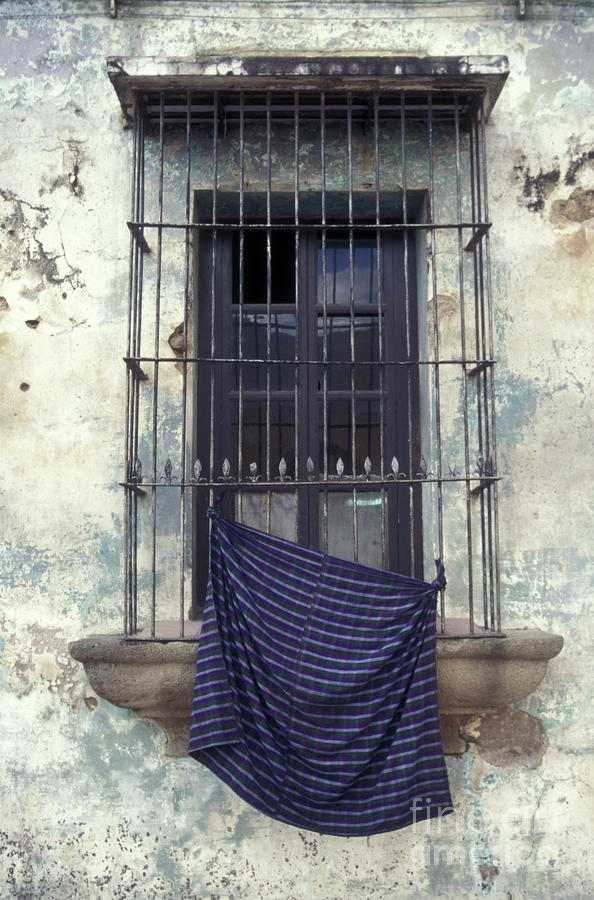 ANTIGUA WINDOW Guatemala Photograph by John  Mitchell