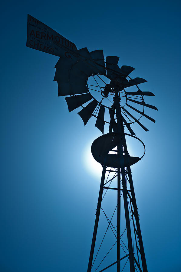 Farm Photograph - Antique Aermotor Windmill by Steve Gadomski