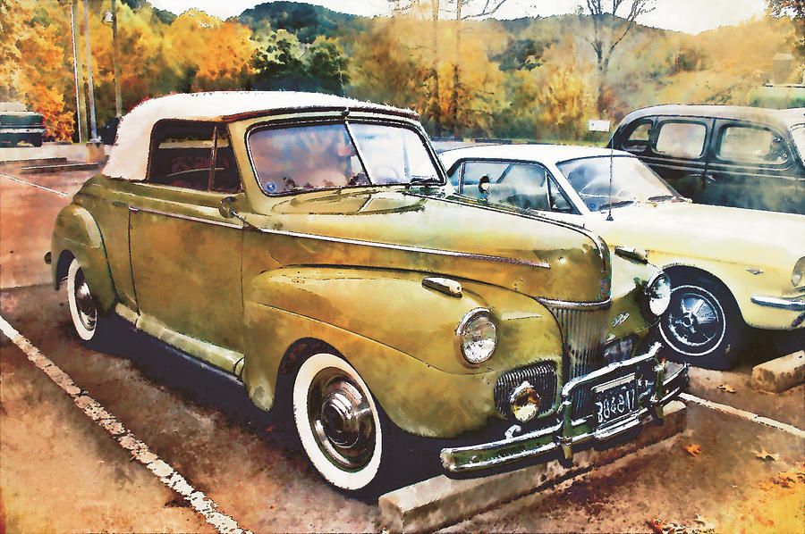 Antique Car Digital Art - Antique Car  by Mary Almond