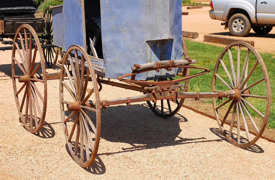 Antique Carriage For One Photograph by Connie Fox