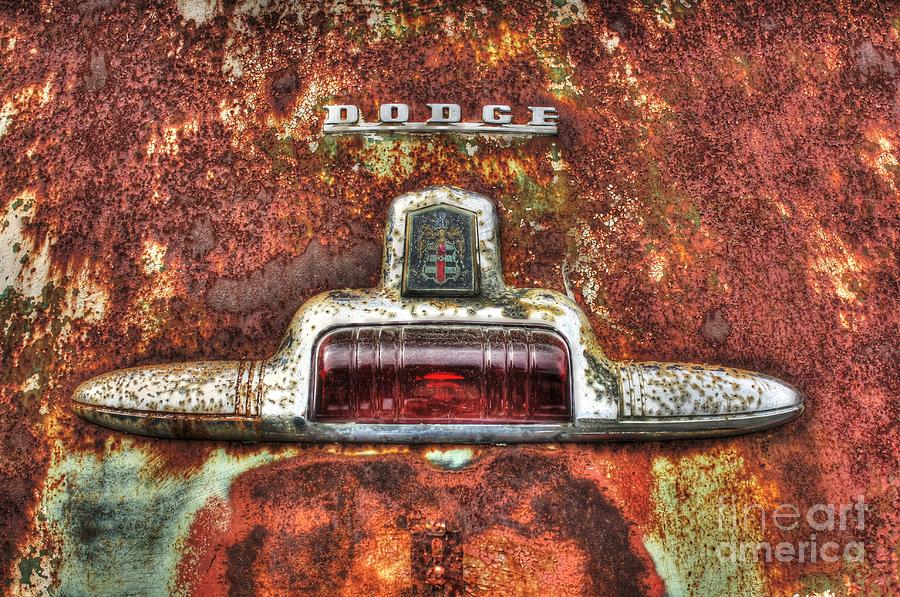 Antique Dodge Logo Photograph by Dan Stone