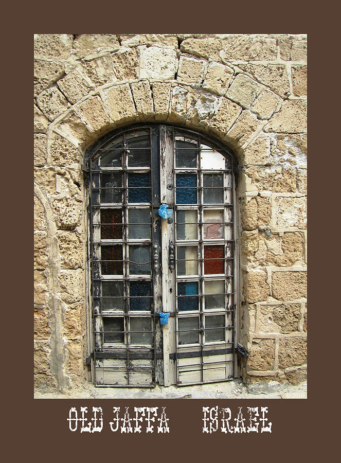 Antique Doorway  Old Jaffa Israel Photograph by John Shiron