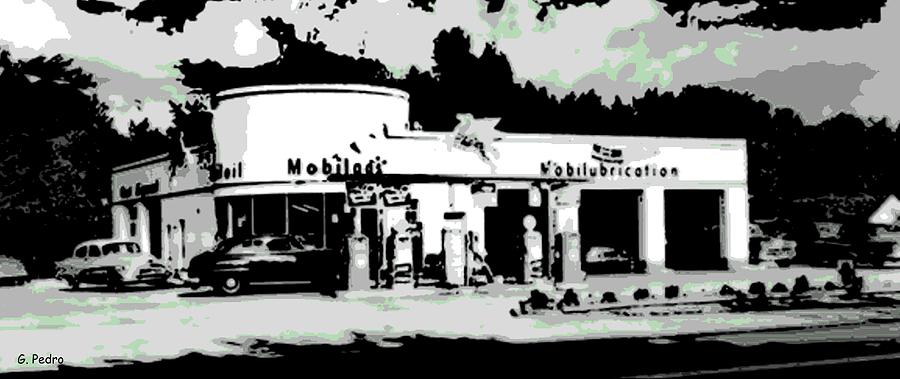 Antique Gas Station Photograph by George Pedro Antique Gas Station Photograph by George Pedro