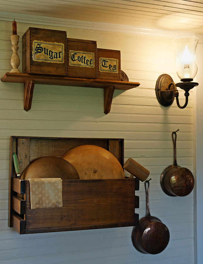 Antique Kitchen Wares Photograph by Carmen Del Valle