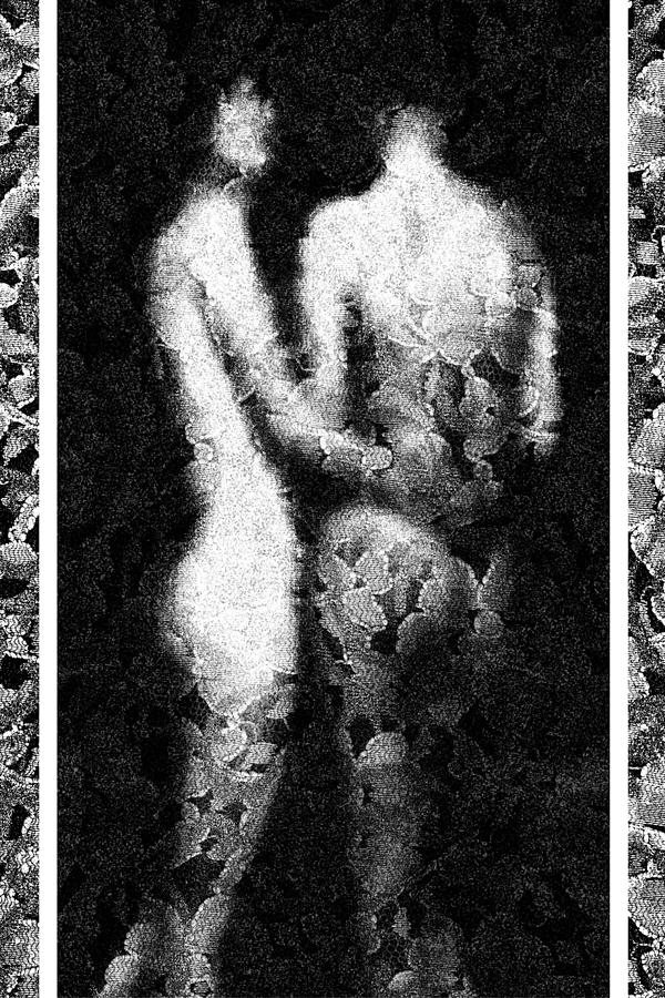 Antique Nude 3 of 6 Digital Art by Roseanne Jones