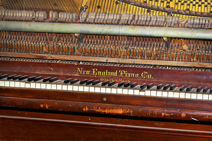 Antique Piano Photograph by Phyllis Denton