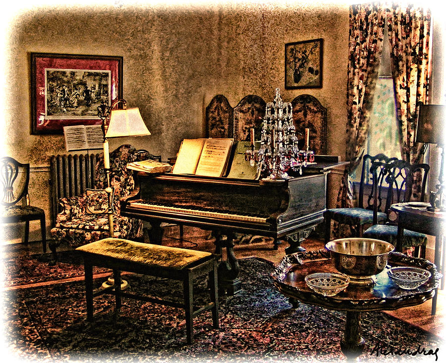 Antique Sitting Room Photograph by Fine Art by Alexandra