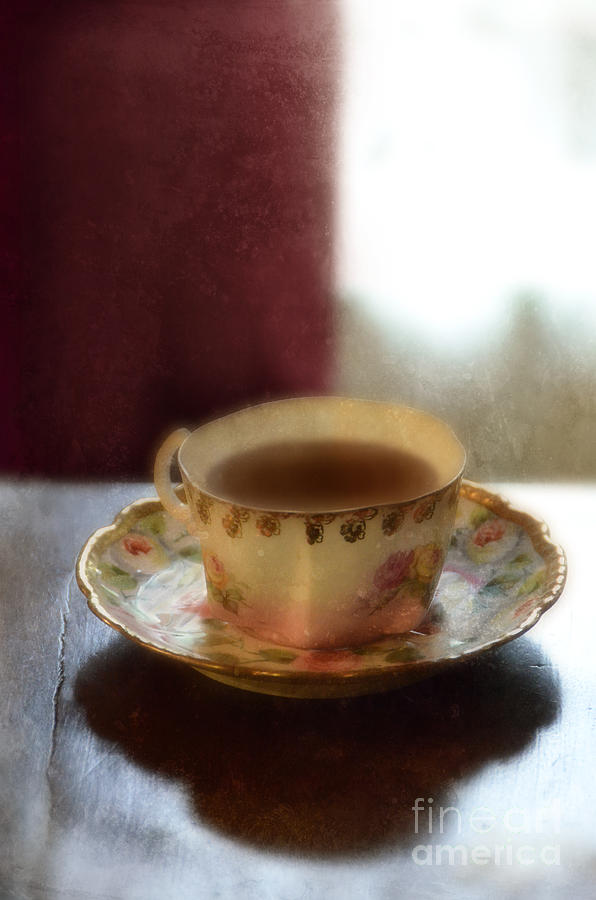 Antique Tea Cup Photograph by Jill Battaglia