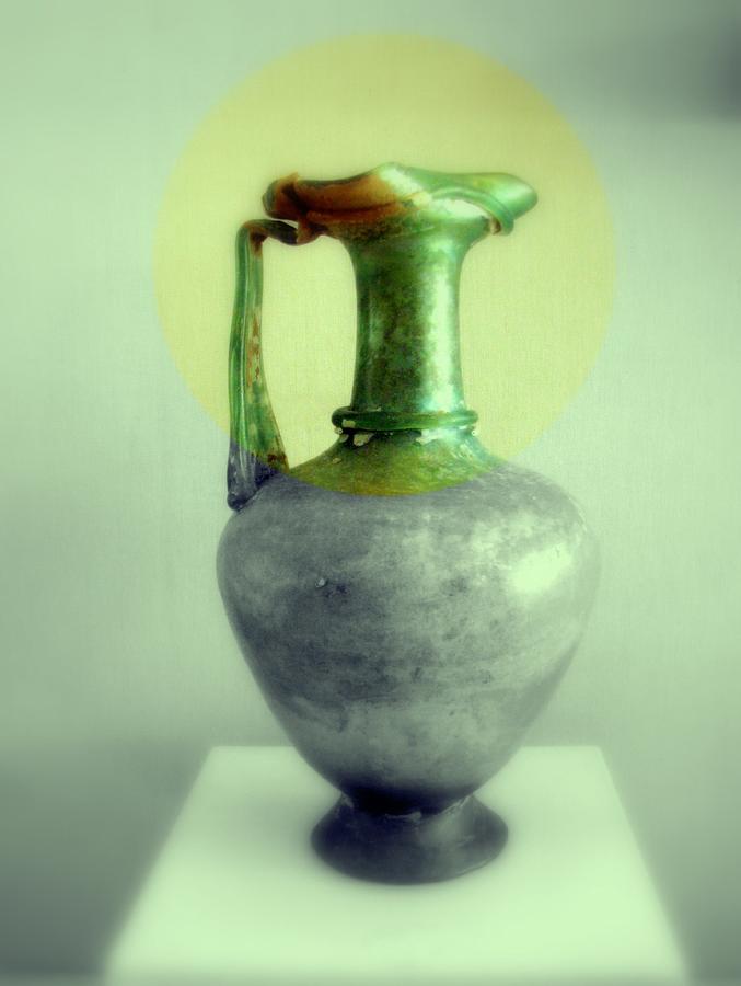 Antique Vases Still Life Altered III Photograph by Kathleen Grace