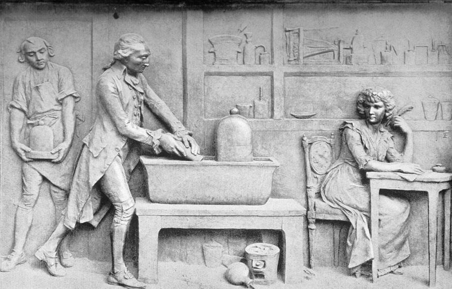 Portrait Photograph - Antoine Lavoisier And Wife, Chemist by Science, Industry & Business Librarynew York Public Library