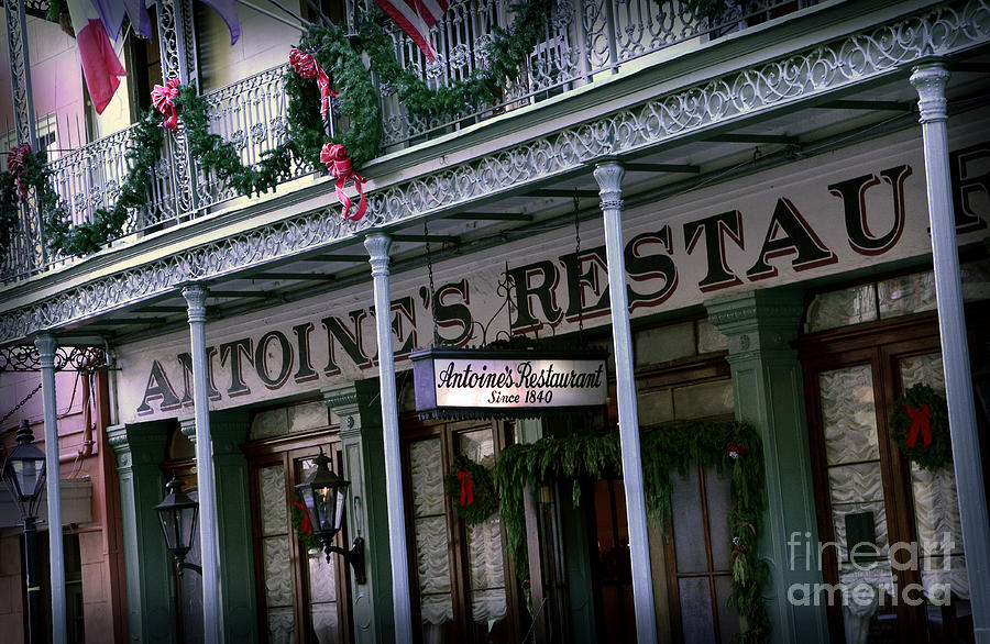 New Orleans Photograph - Antoines Restaurant by Jeanne  Woods