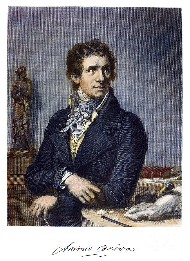 Antonio Canova (1757-1822) Photograph by Granger