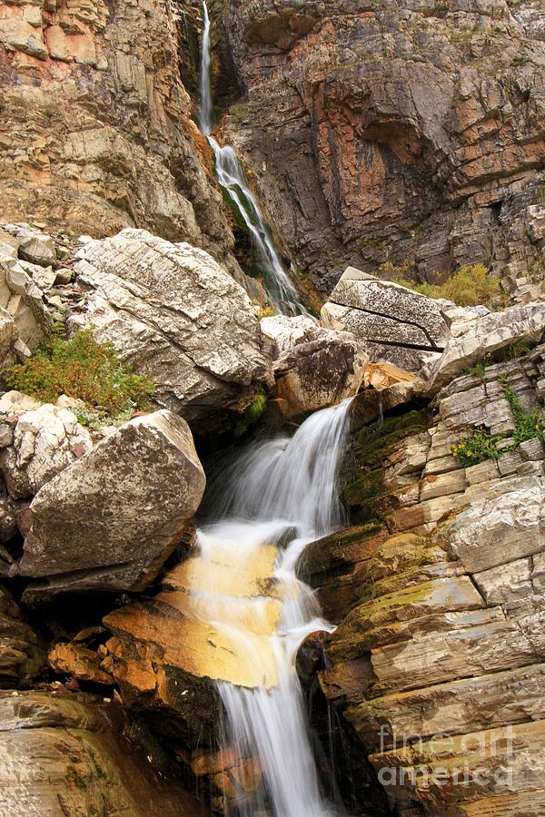 Apikuni Waterfall Photograph by Adam Jewell