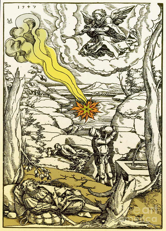 Armageddon Photograph - Apocalypse, 16th Century by Photo Researchers