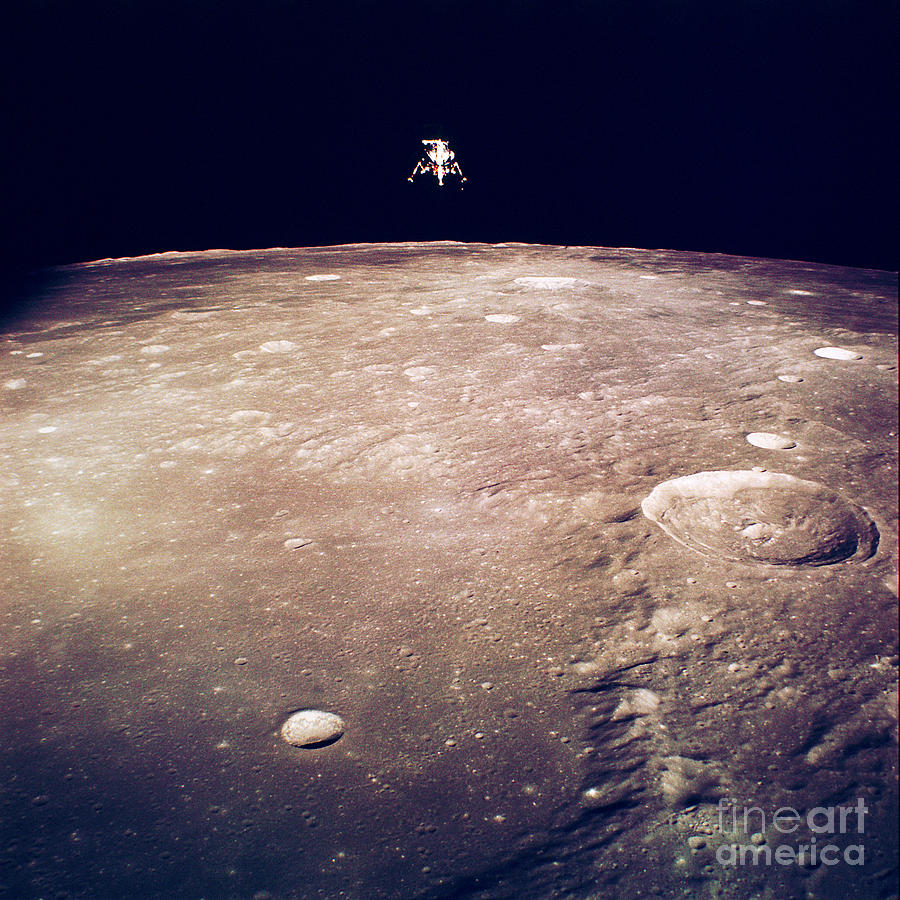 Apollo 12 Lunar Lander Photograph by Nasa