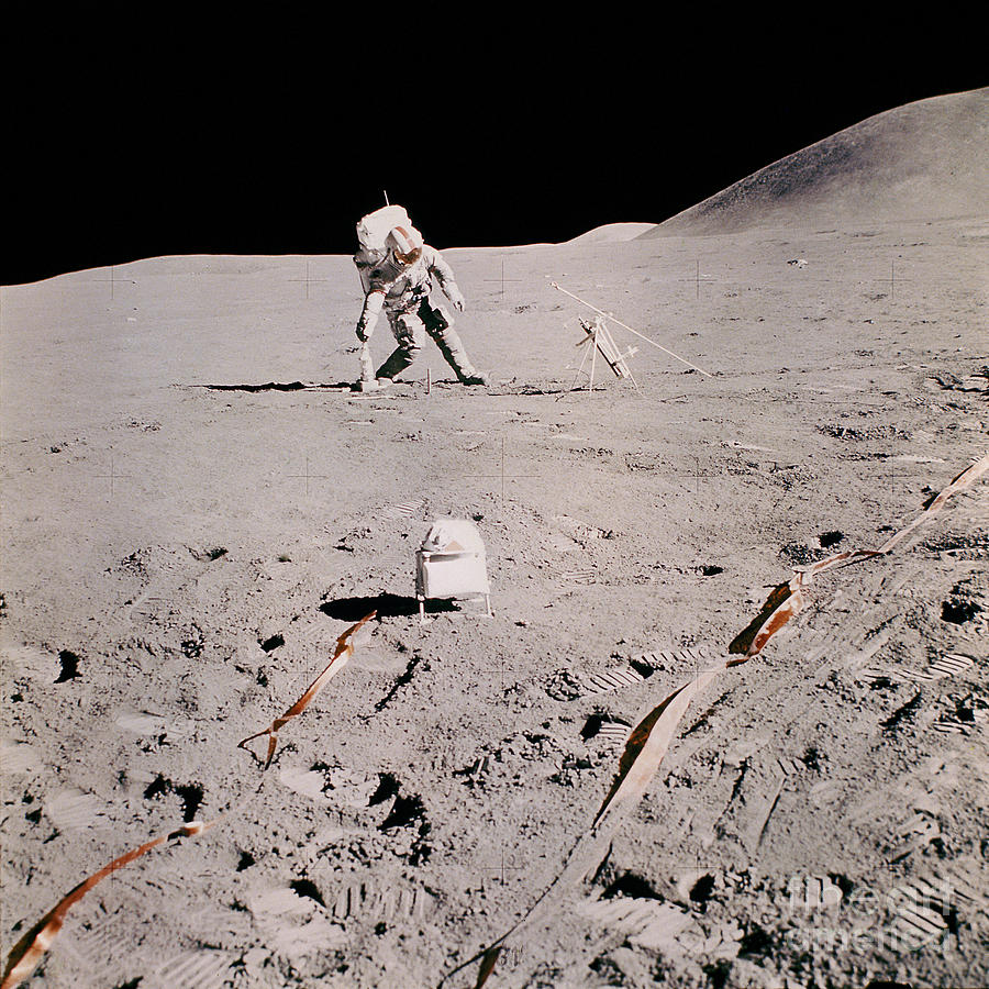 Apollo 15 Astronaut Photograph by Nasa