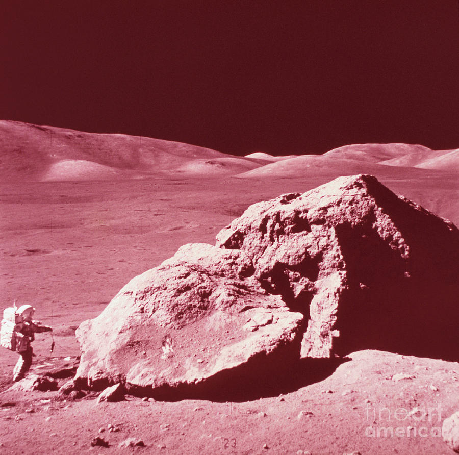 Apollo 17 Moon Landing Photograph by Science Source