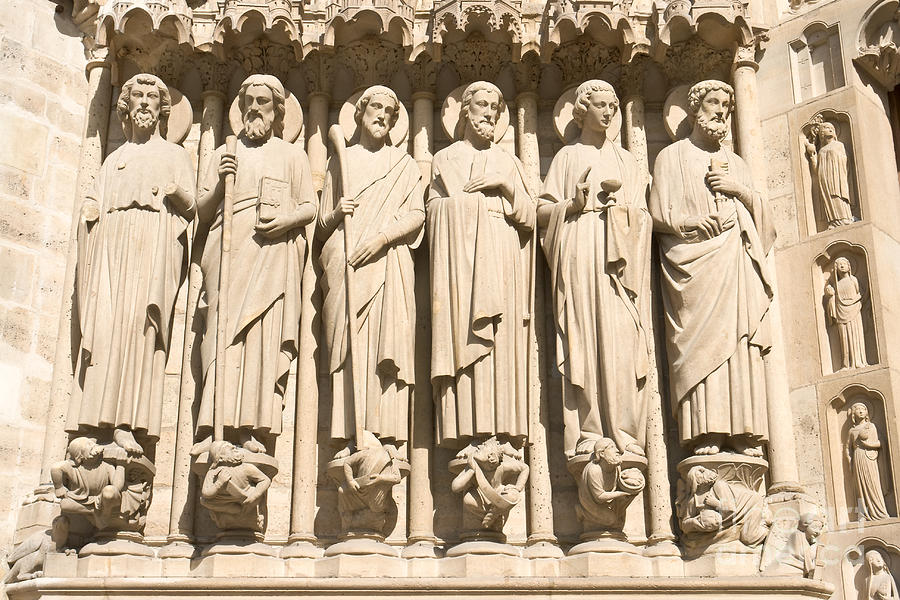 Apostles on Last Judgement Portal Photograph by Fabrizio Ruggeri