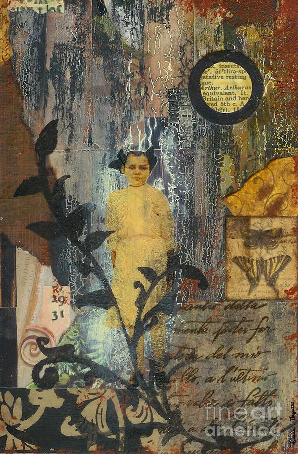 Apparition Beyond The Vine Mixed Media by Desiree Paquette