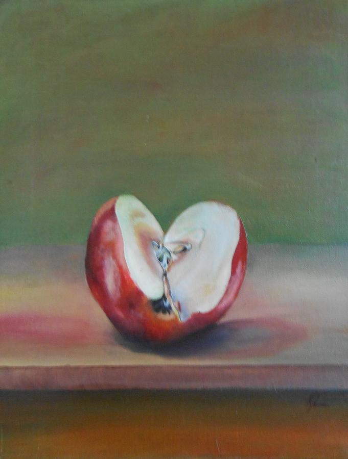 Still Life Painting - Apple 2 by R F Aitken