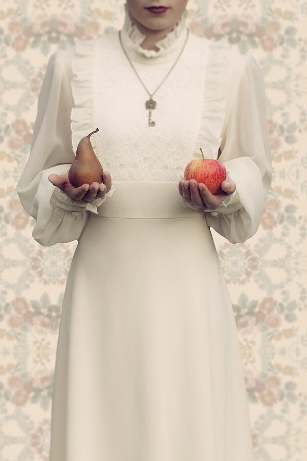 Fruit Photograph - Apple And Pear by Joana Kruse