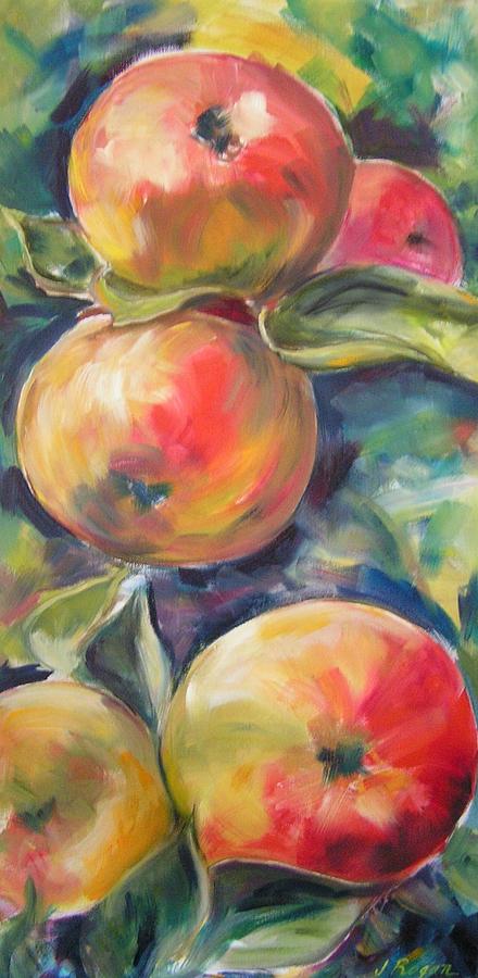 Apple Painting - Apple Delight by Judy  Rogan