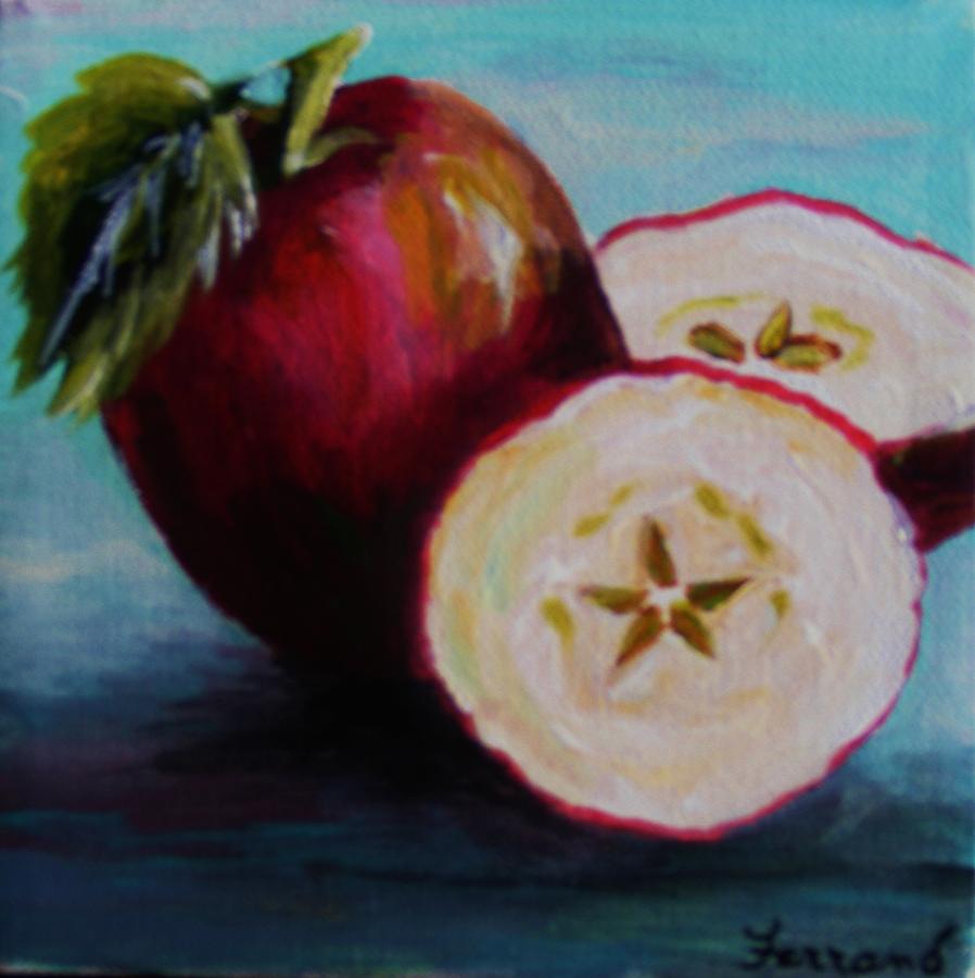 Apple Magic Painting by Karen  Ferrand Carroll