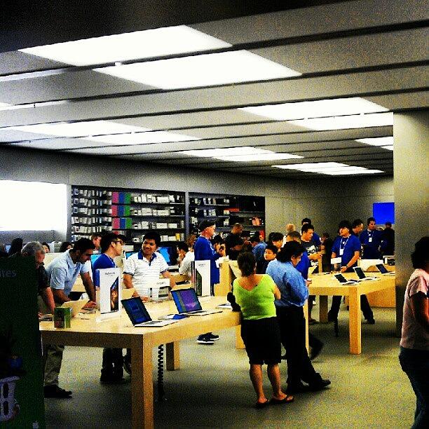 Apple Photograph - #apple Wait In Line To Give Them Your by Tony Martinez