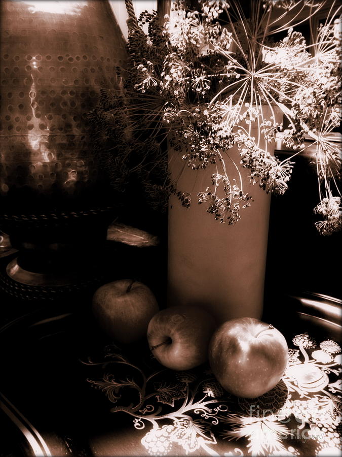 Apples And Dill Photograph by Tatyana Searcy