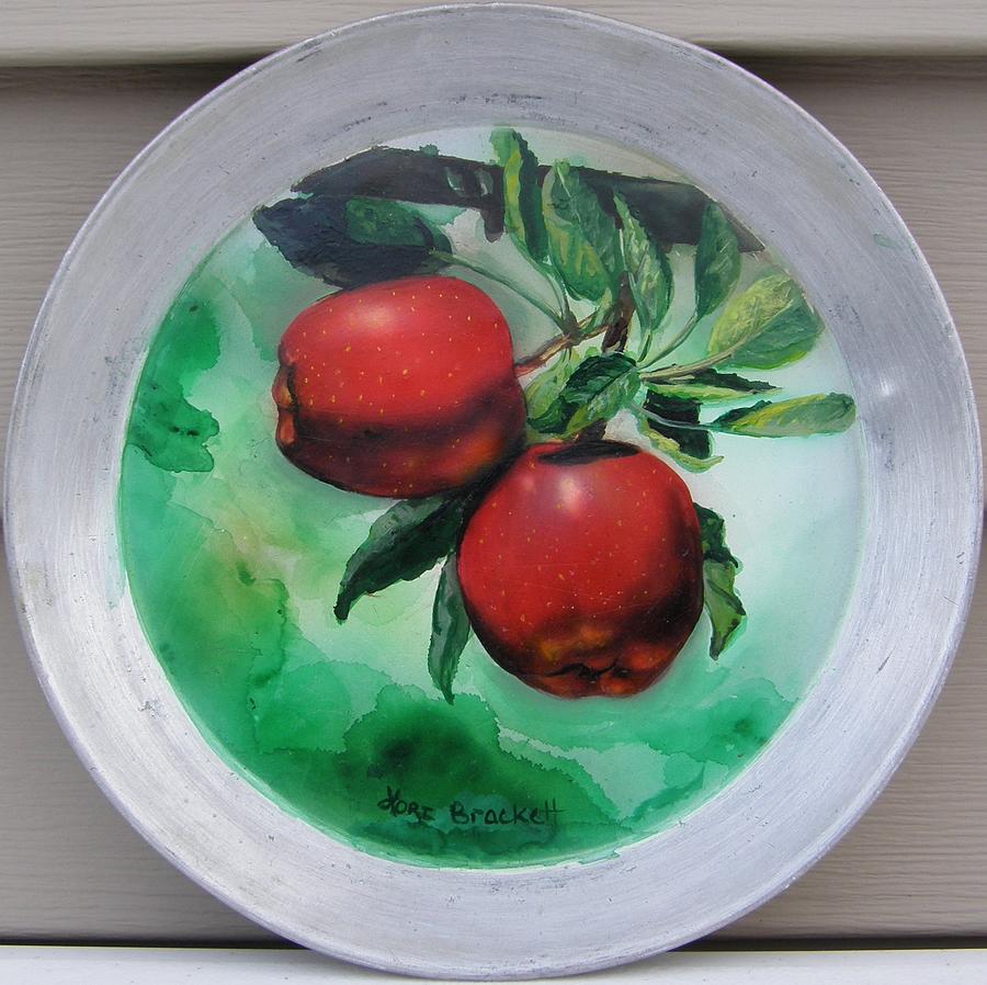 Apples  Painting by Lori Brackett