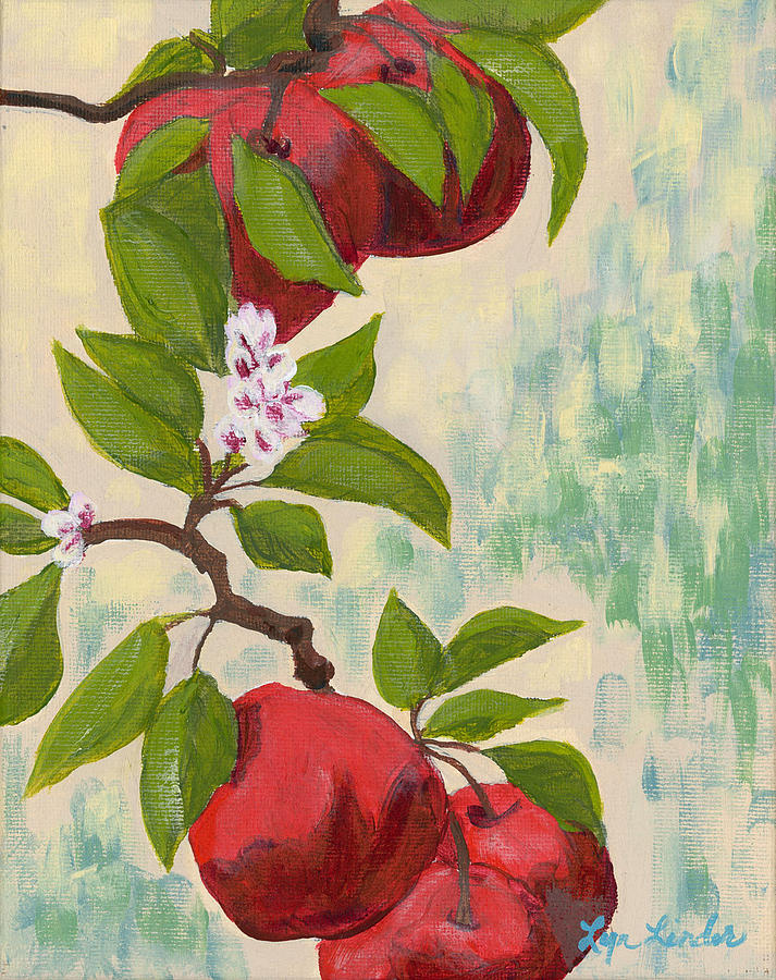 Apples Painting by Lyn Linder