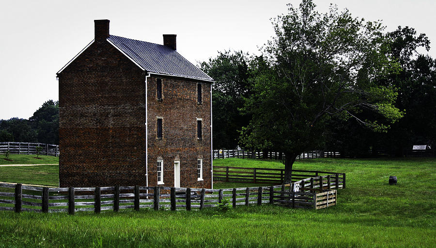 Brick Photograph - Appomattox County Jail by Teresa Mucha