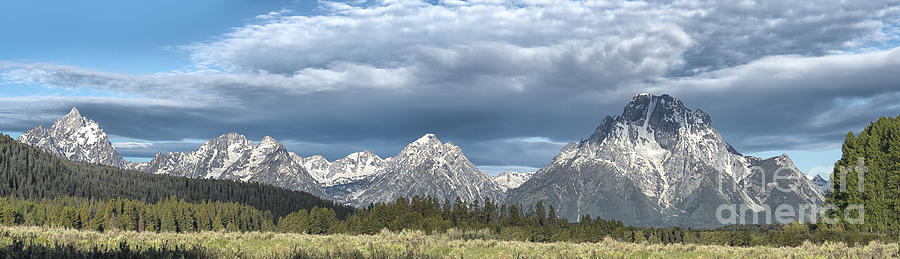 Approaching Storm in the Tetons Photograph by Sandra Bronstein