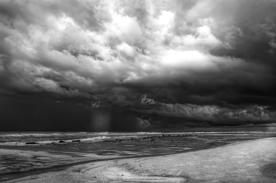 Beach Photograph - Approcahing Storm Anna Maria Island by Jim Dohms