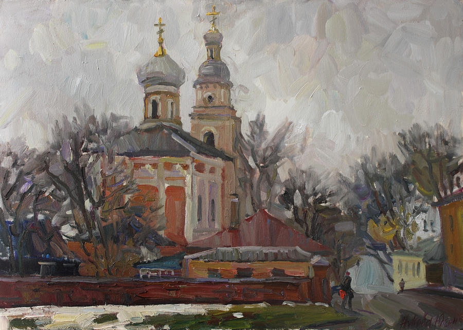 Spring Painting - April by Juliya Zhukova