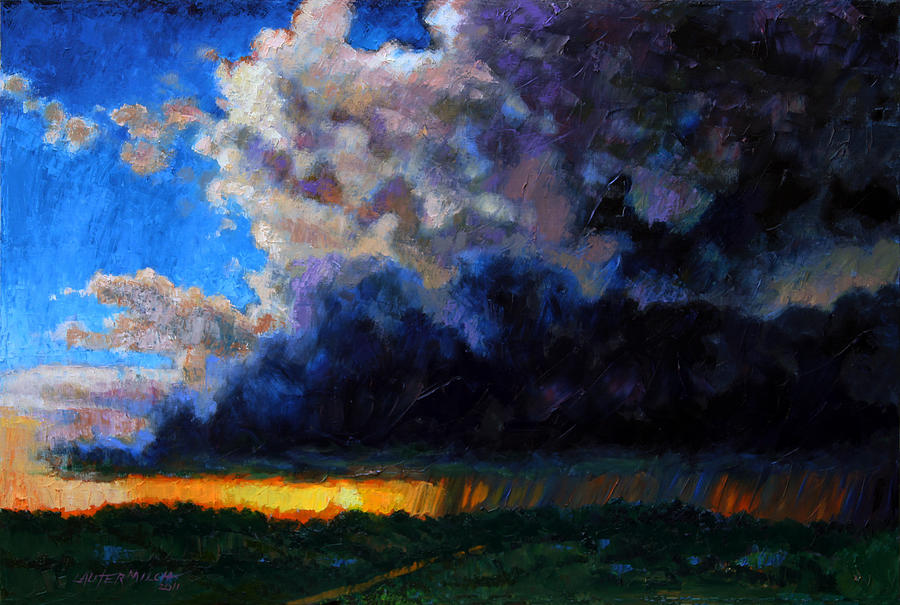 April Showers Painting by John Lautermilch