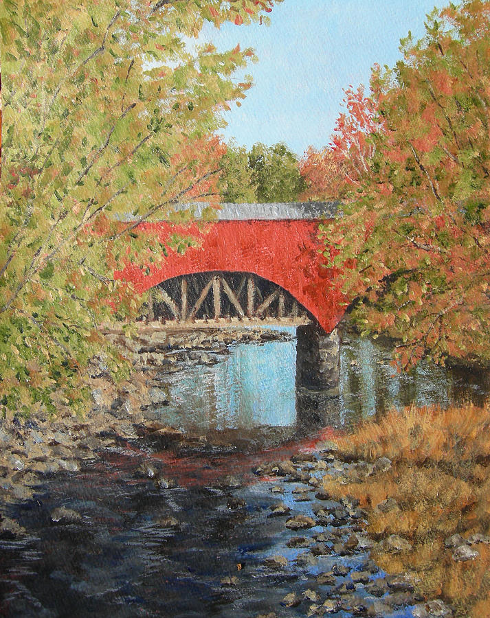 Aquaduct at Pt. Pleasant Painting by Margie Perry