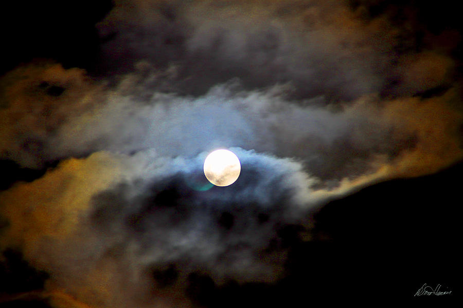 Aquarius Full Moon Photograph by Diana Haronis