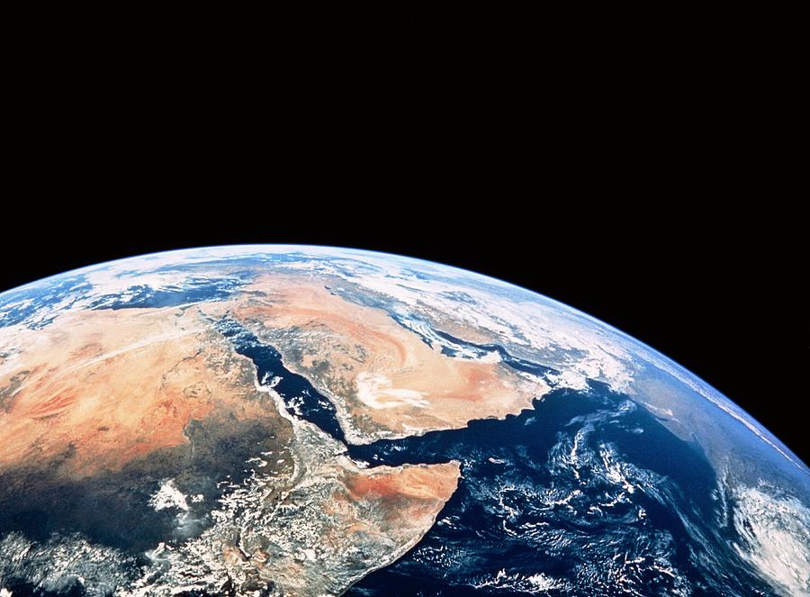 Arabia Photograph - Arabia And Africa Seen From Space, Apollo 17 by Nasa