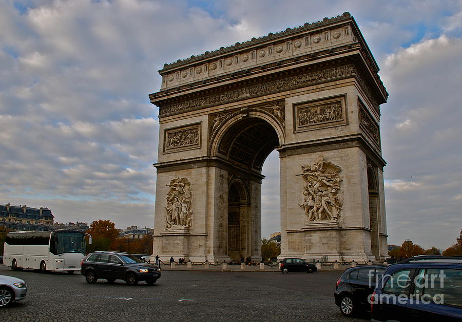 Arc de Triomphe Photograph by Eric Tressler